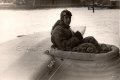 Лётчик Шмидт на надувном планере, Москва, декабрь 1935